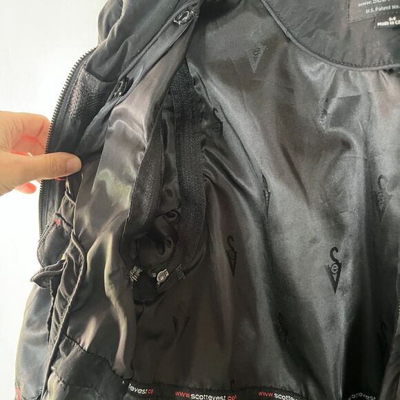 SCOTTeVEST Jacket Medium Convertible Vest Techwear Womens Pockets Utility - Picture 13 of 14